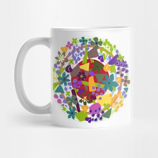 Flowers and shapes Mug